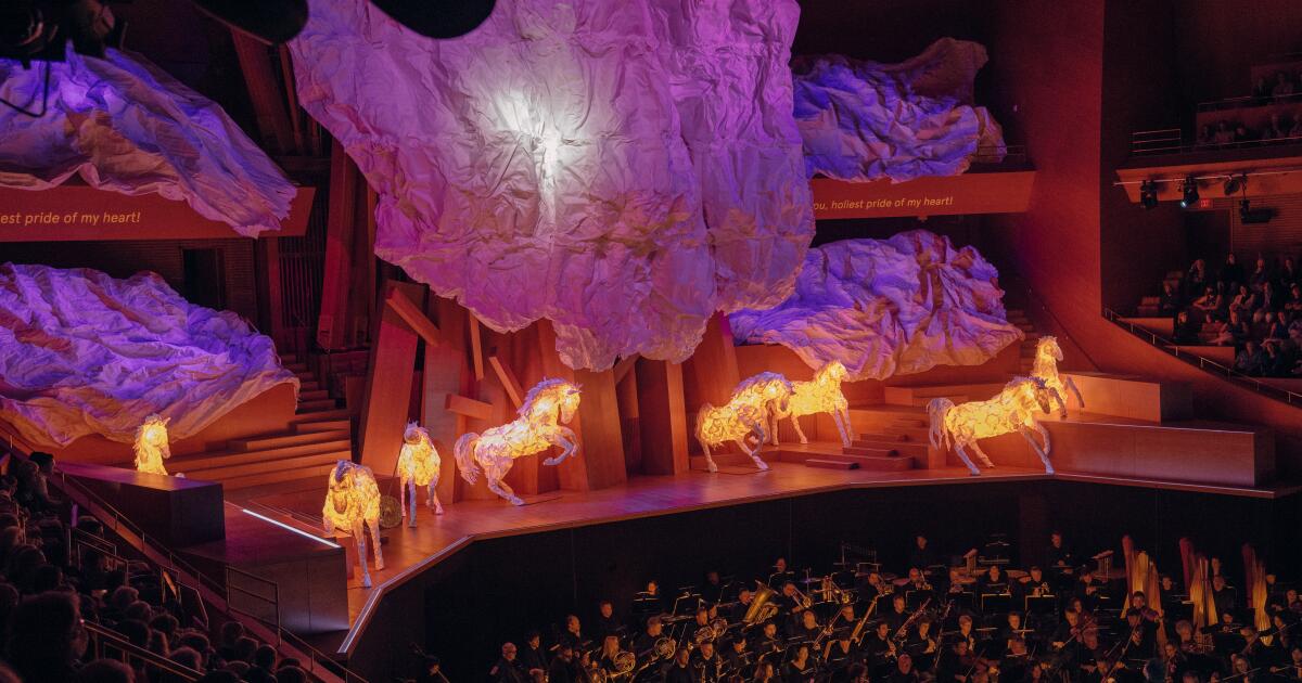 Die Walkure, Gustavo Dudamel and Frank Gehry attempt Wagner history at Disney Hall