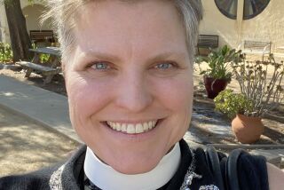 1) The Rev. Hannah Wilder on her first day at St. Mary’s Episcopal Church in Ramona on Nov. 6.
