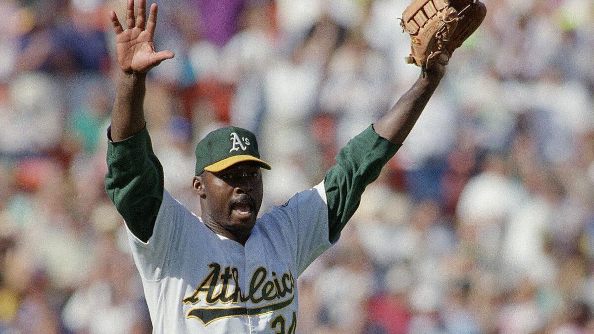 A's to honor longtime pitcher Dave Stewart by retiring No. 34 in his name