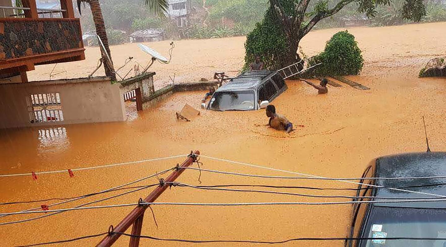 Deadly mudslides in Sierra Leone