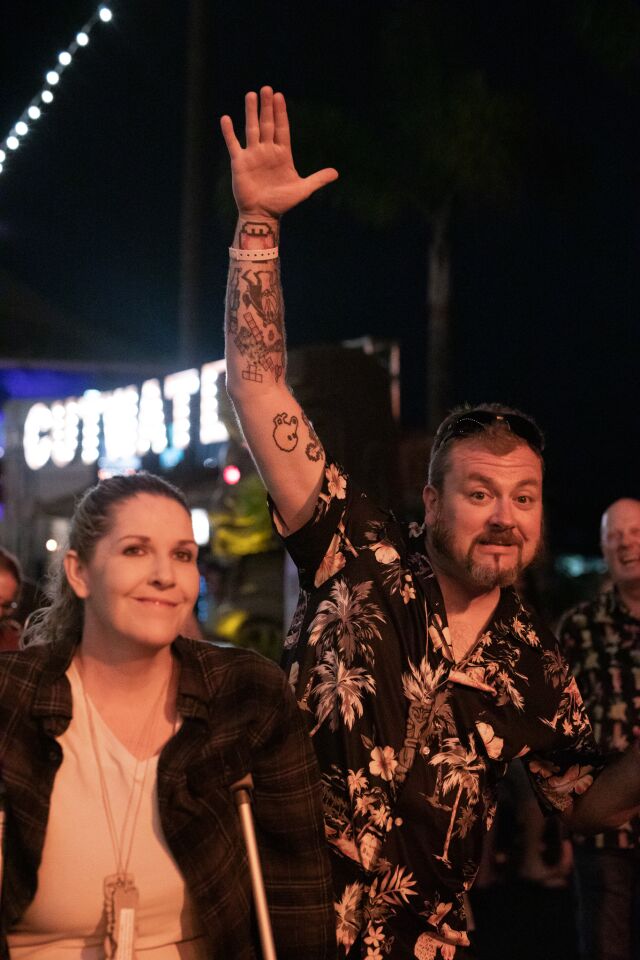 San Diegans threw on their leis and raised money for the San Diego Food Bank at the Cutwater Spirits Tiki Bash at Humphreys Concerts by the Bay on Friday, Aug. 6, 2021.