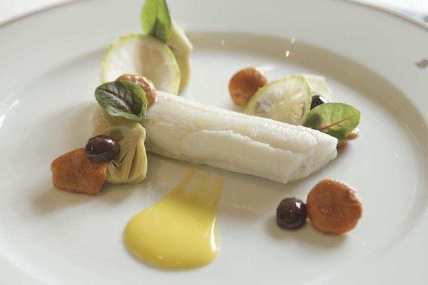Sole cooked sous-vide by Rory Herrmann.