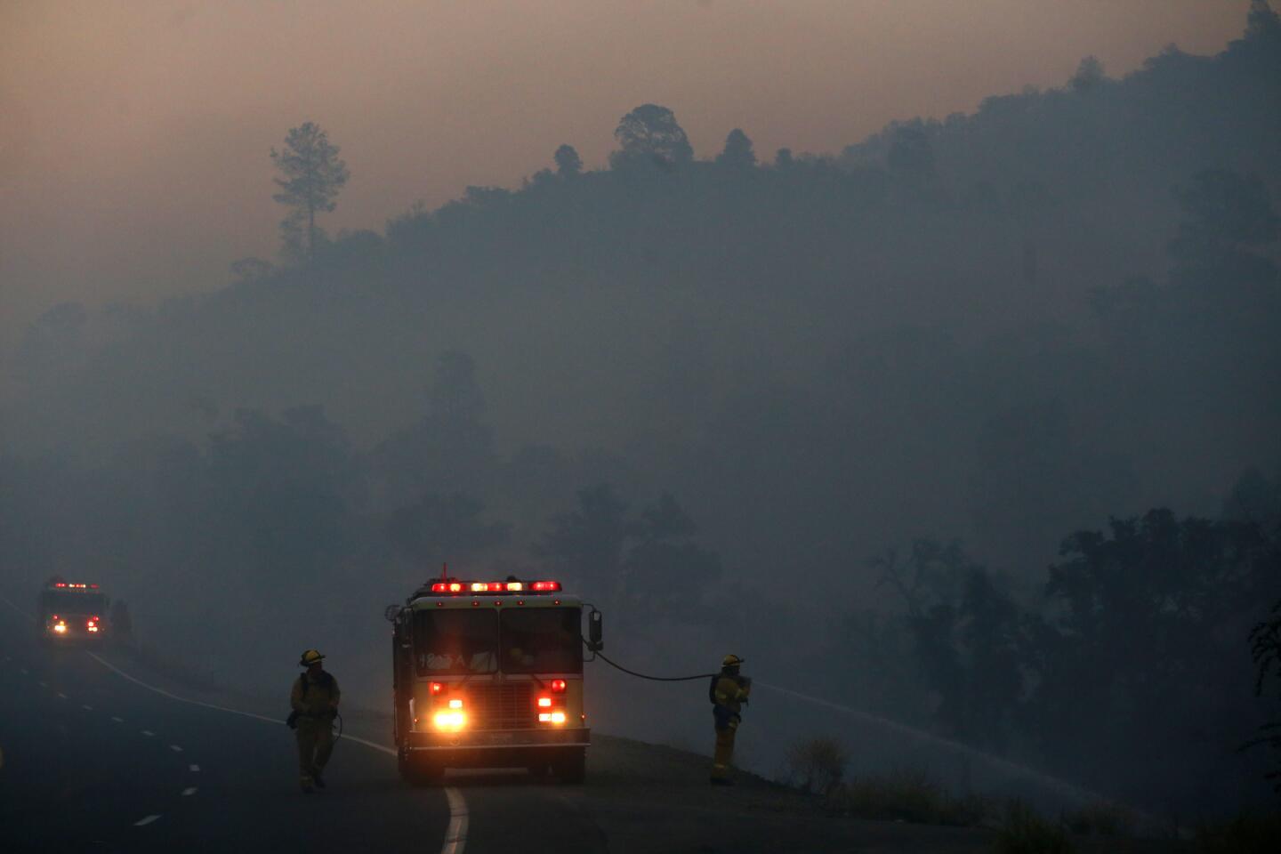 Rocky fire in Northern California