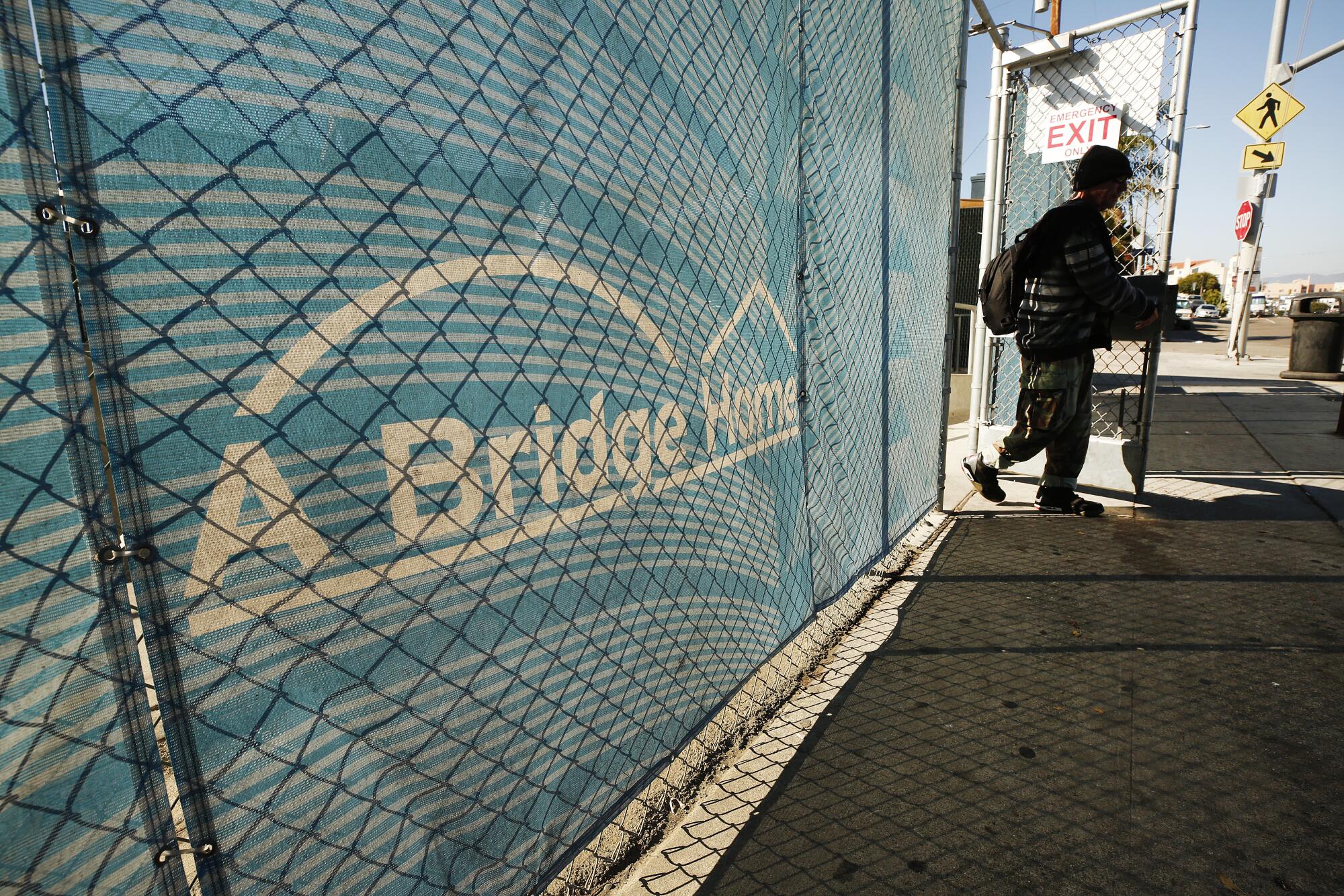 A Bridge Home shelter in Venice is one of 20 homeless shelters  established by Mayor Garcetti.