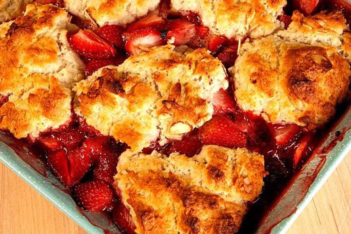 Serve warm with whipped cream or ice cream. Recipe: Strawberry dumplings