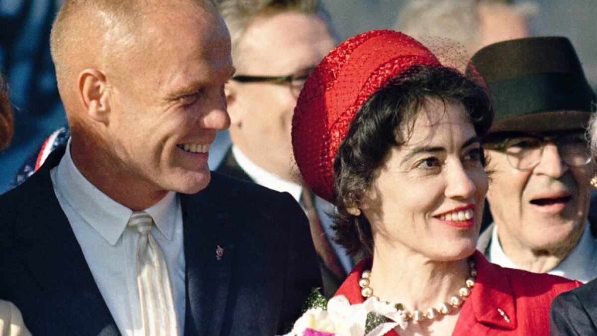 Annie Glenn Wife Of John Glenn Dies Of Coronavirus Los Angeles Times