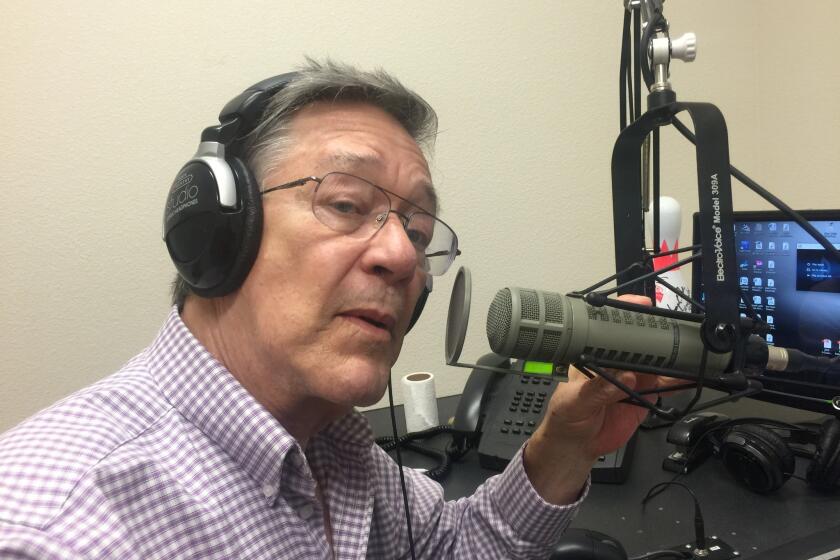 Gary Sheler, 70, has broadcast in Bullhead City since 1996, most recently at the conservative KZZZ