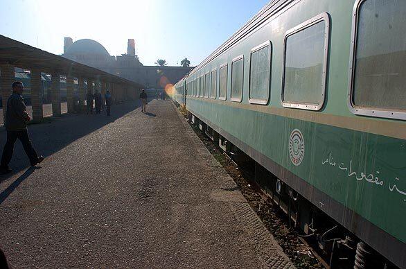 The train that began running through the Iraqi capital about a month ago is an experiment in urban renewal. If this succeeds, I think theyll open more lines inside Baghdad, says Thafir Salim, the engineer on the route.