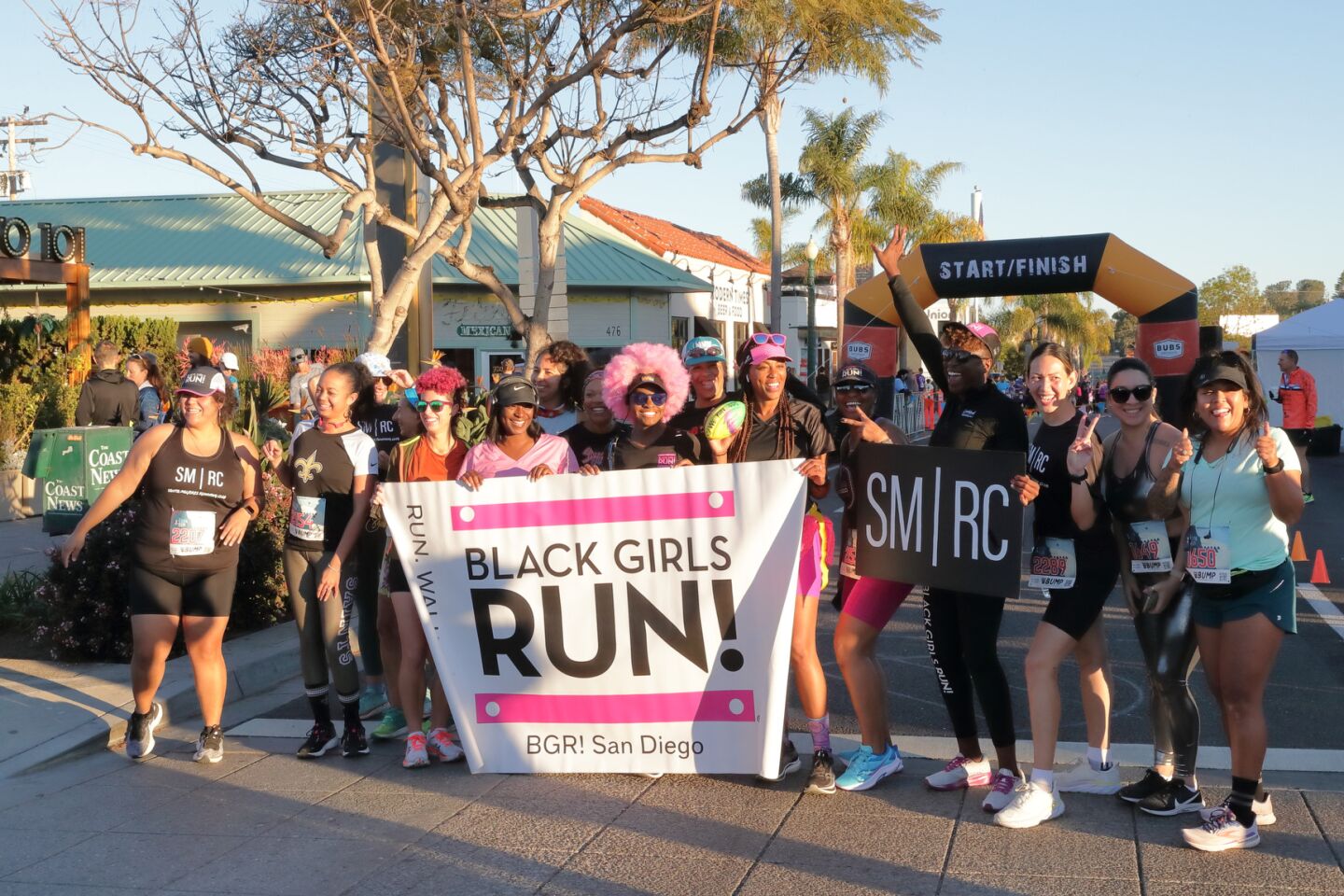 Participants from "Black Girls Run San Diego"