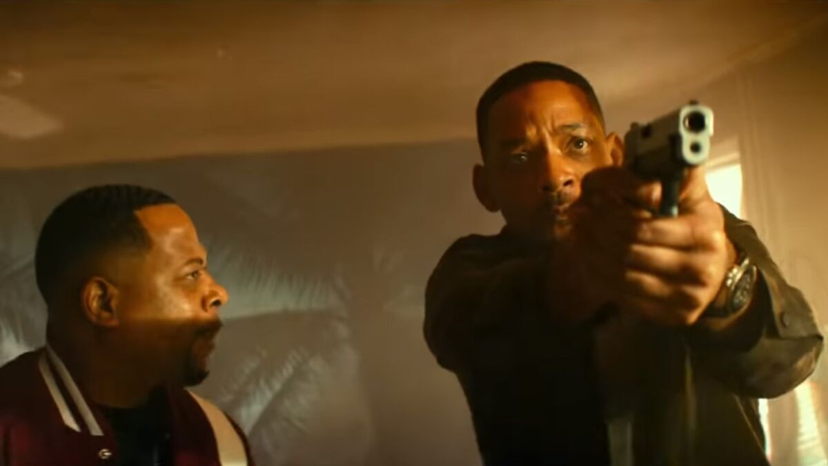 Martin Lawrence, left, and Will Smith in the "Bad Boys for Life" trailer.