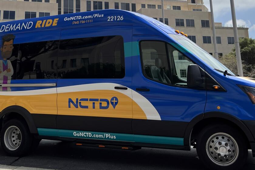 North County Transit District began its NCTD+ on-demand transit service this week in San Marcos.