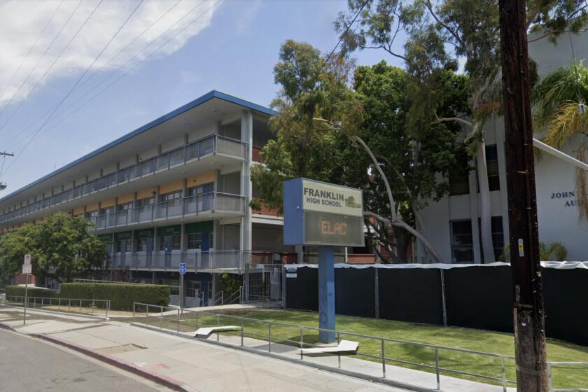 Benjamin Franklin High School is a public high school in the Highland Park neighborhood, approximately seven miles northeast of downtown Los Angeles, California, located at 820 N Ave 54, Los Angeles, CA 90042