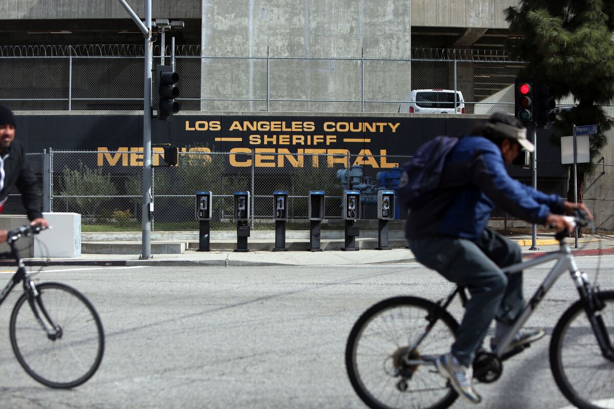 The L.A. County Men's Central Jail in Los Angeles has long been severely overcrowded.