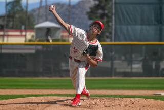 Seth Hernandez of Corona began his 2025 season striking out seven in three innings against Los Osos.