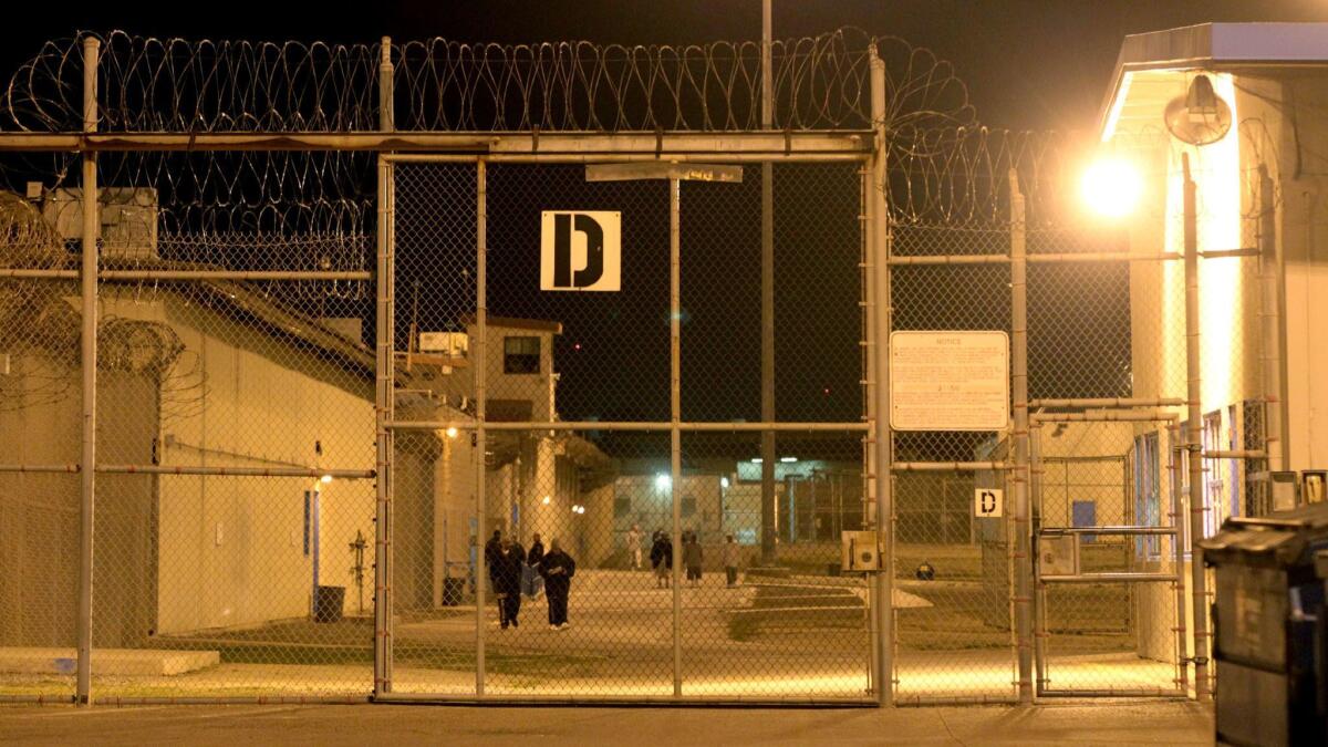 Inmates at Donovan state prison in Otay Mesa.