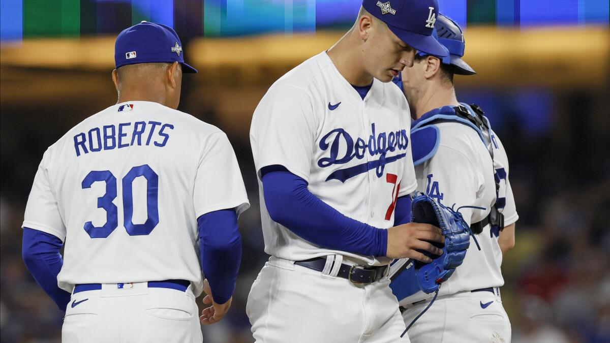 Dodgers on brink of playoff elimination after NLDS Game 2 loss - Los  Angeles Times