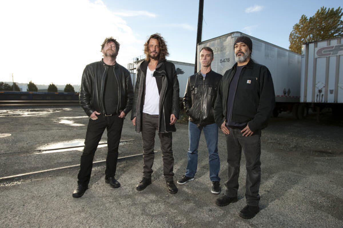 Soundgarden's Ben Shepherd, Chris Cornell, Matt Cameron and Kim Thayil (left to right) in Seattle.
