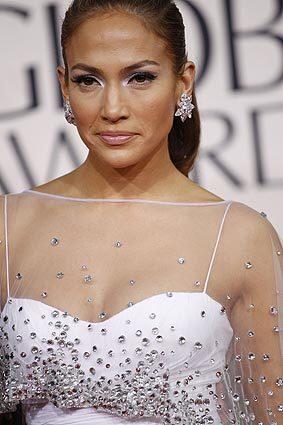 Jennifer Lopez at the 2011 Golden Globe Awards.