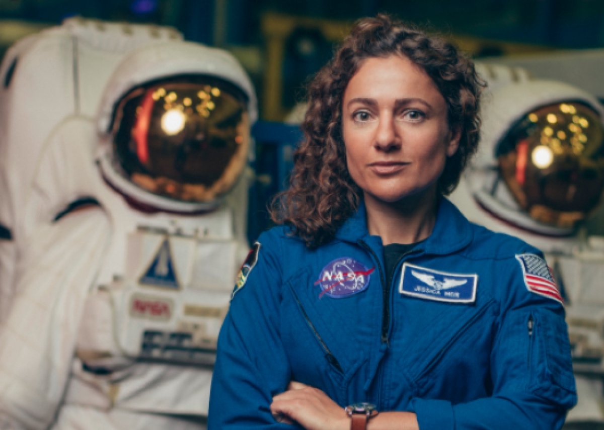 Astronaut Jessica Meir performed three spacewalks during her nearly seven month stay on the International Space Station
