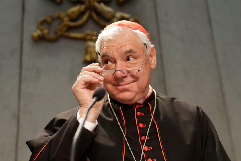 Cardinal Gerhard Ludwig Mueller, prefect of the Congregation of the Doctrine of the Faith, opposes some of Pope Francis' views.
