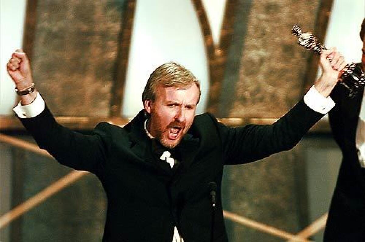 March 1998: James Cameron wins the best-director Oscar.