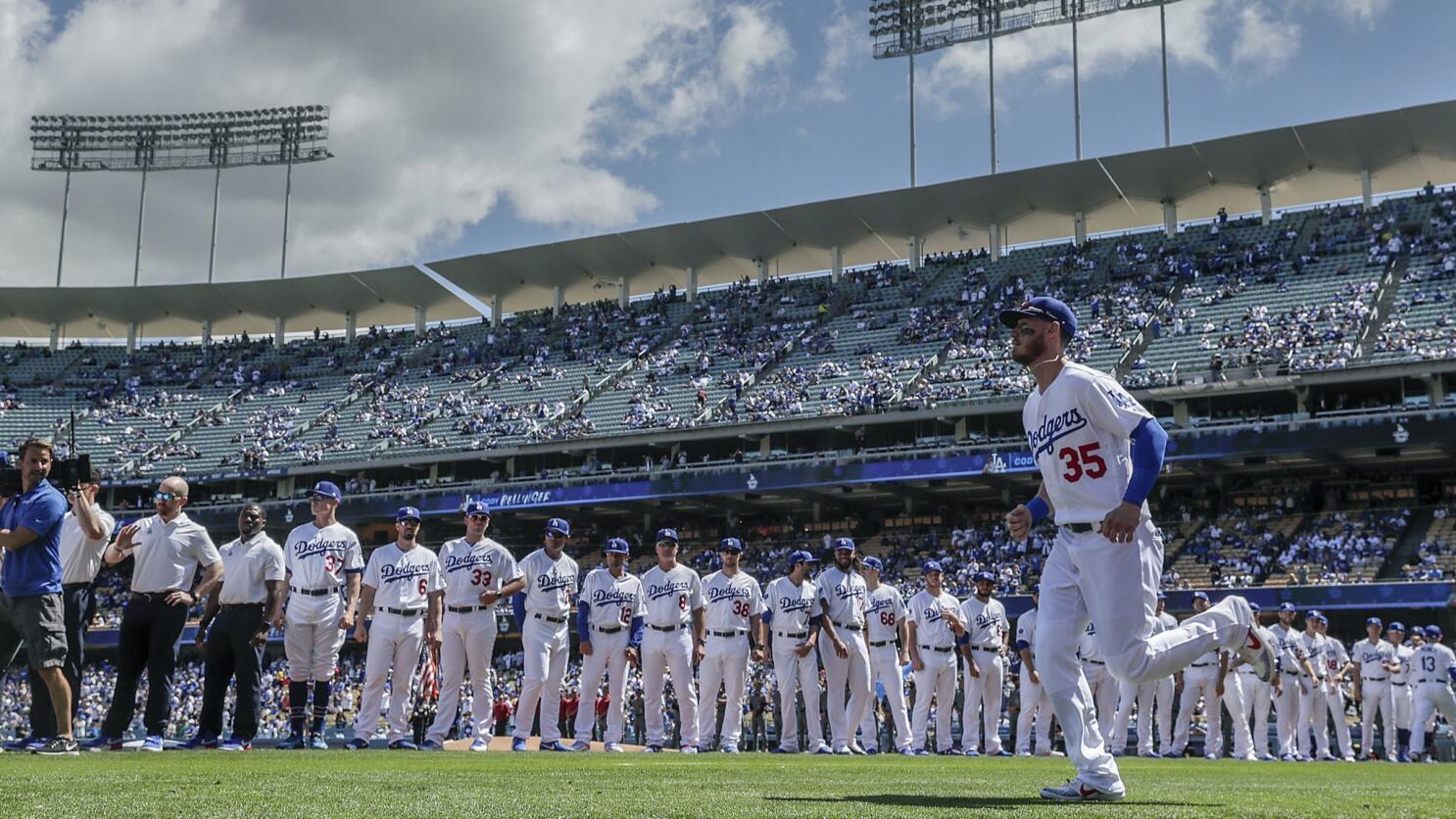 Column: Dodgers show no sign of World Series hangover despite