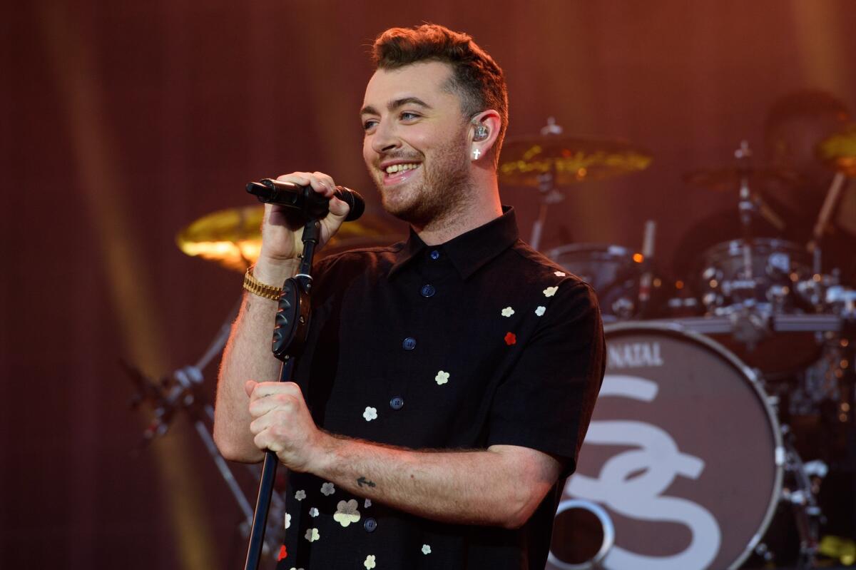 Sam Smith, performing last month in England, will sing the theme song for the next James Bond movie.