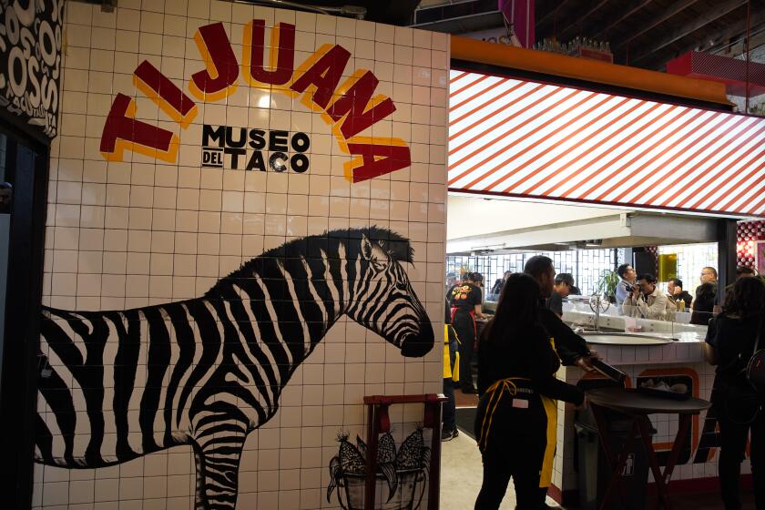 Tijuana, Baja California - April 04: The Museo del Taco opens in downtown Tijuana. This one-of-a-kind museum features interactive exhibits celebrating all things taco in Downtown on Thursday, April 4, 2024 in Tijuana, Baja California. (Alejandro Tamayo / The San Diego Union-Tribune)