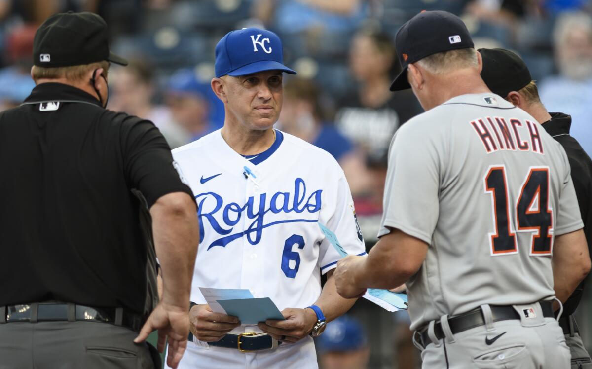 KANSAS CITY, MO - APRIL 01: Kansas City Royals designated hitter