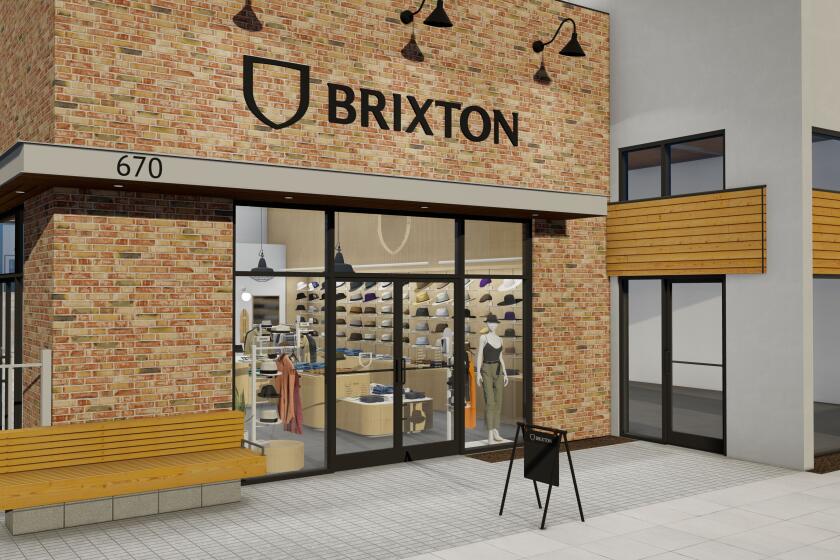 A rendering of Brixton's storefront in Encinitas, which is set to open in November 2020.