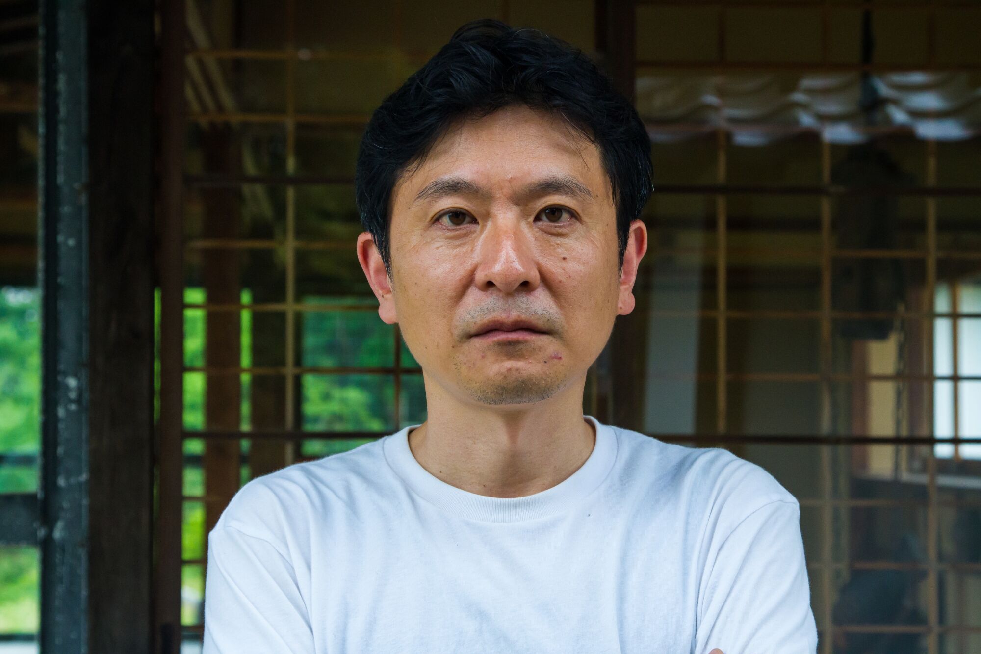 Yukinori Okamura, curator of the Maruki Gallery for the Hiroshima Panels
