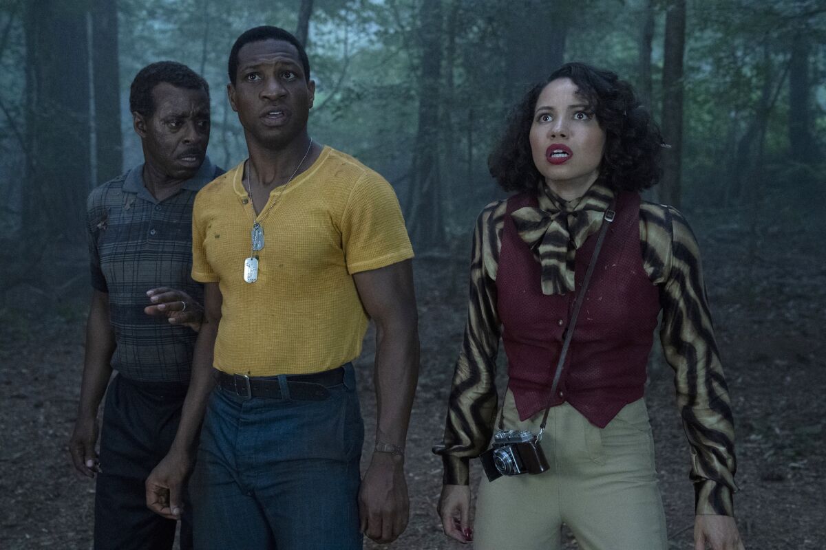 Things are about to get unreal for Courtney B. Vance, Jonathan Majors and Jurnee Smollett in HBO's "Lovecraft Country."
