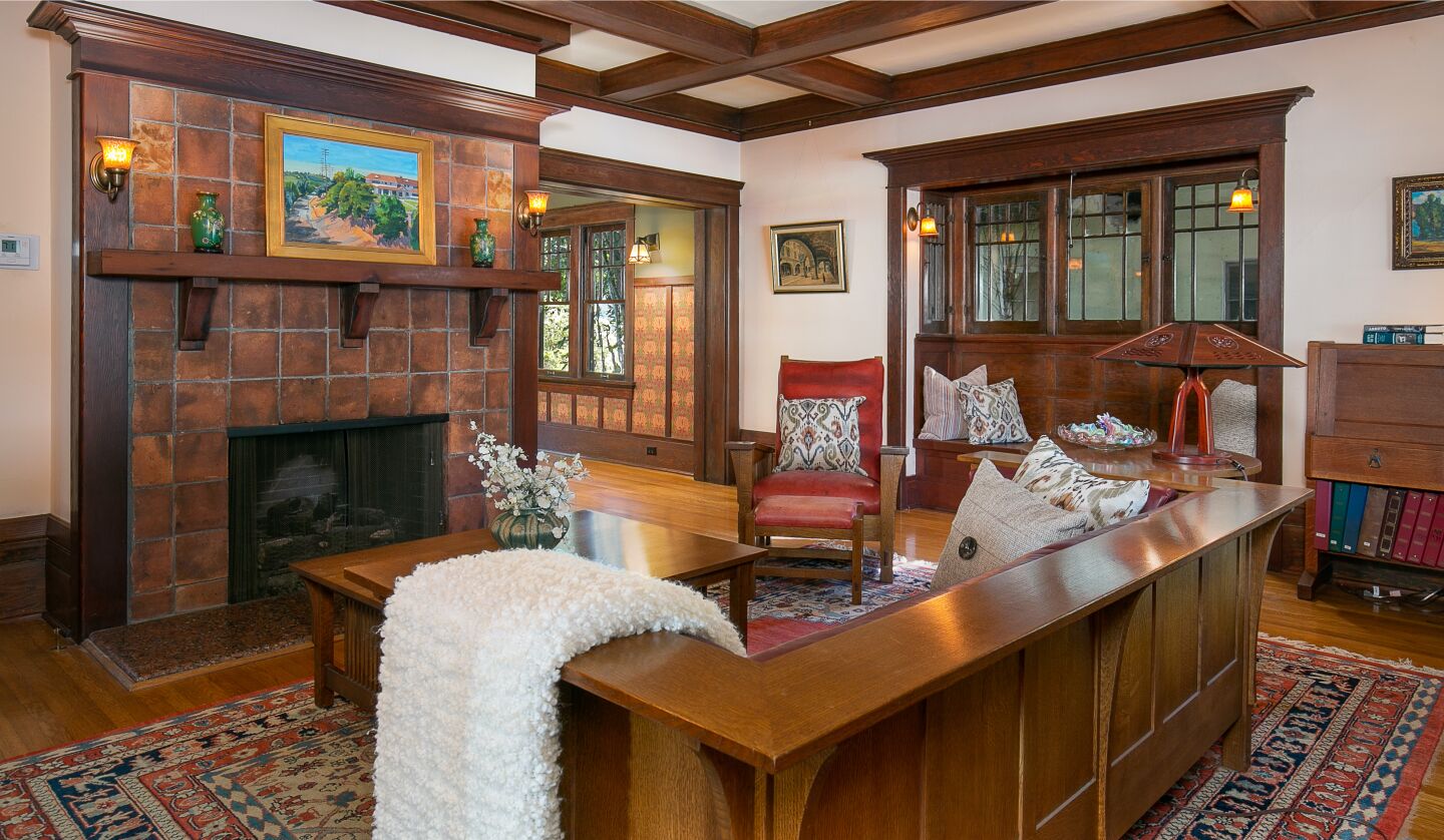 Built in 1910, the charming Craftsman features a tree out front that Crispin Glover's character climbed in the 1985 film "Back to the Future."