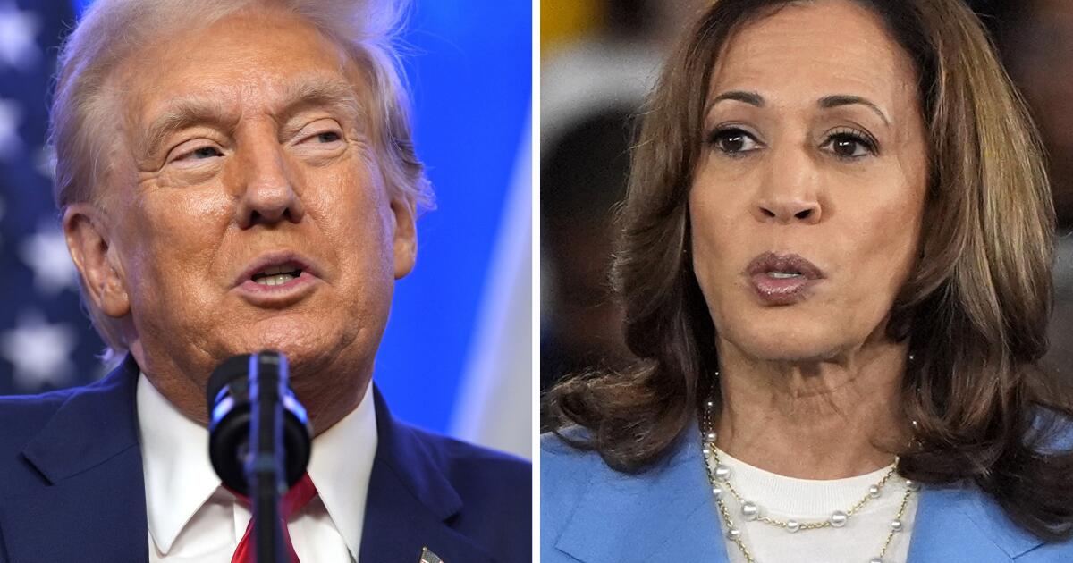 Harris agrees to rules for Sept. 10 debate with Trump