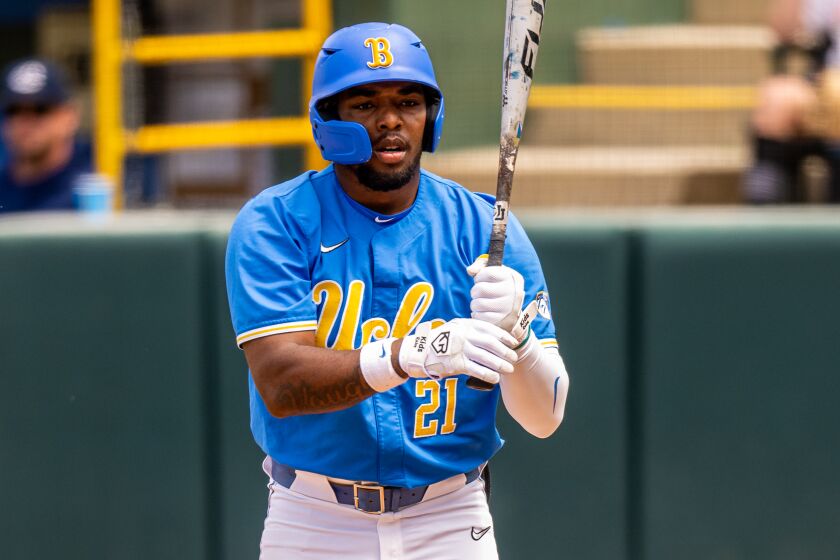 JonJon Vaughns is a two-sport athlete at UCLA, playing baseball and football for the Bruins.