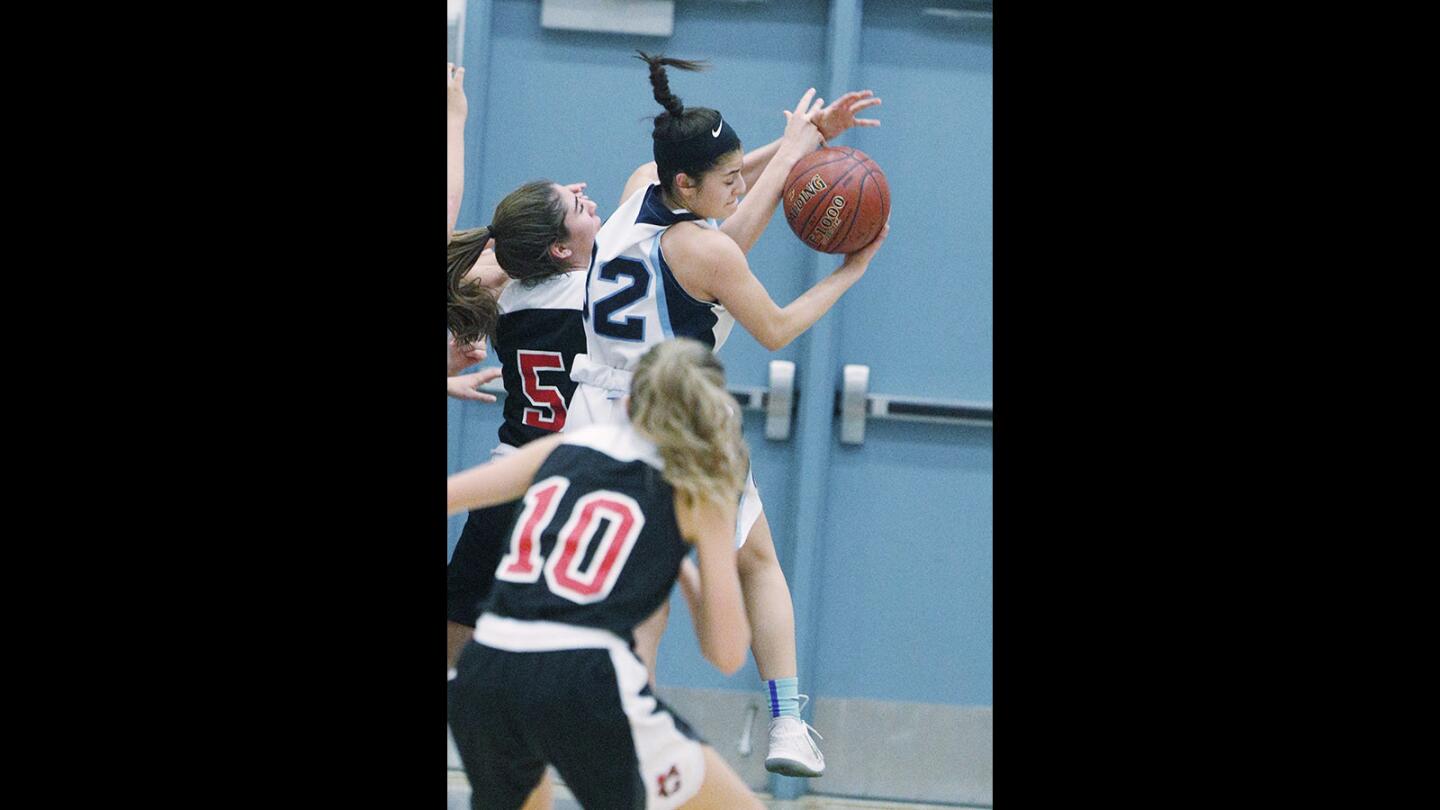 Photo Gallery: Crescenta Valley beats Glendale by 1 in girls' basketball thriller