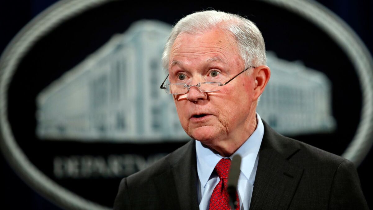U.S. Atty. Gen. Jeff Sessions has repealed a Department of Justice policy that called for taking a hands-off approach to states that legalize marijuana.