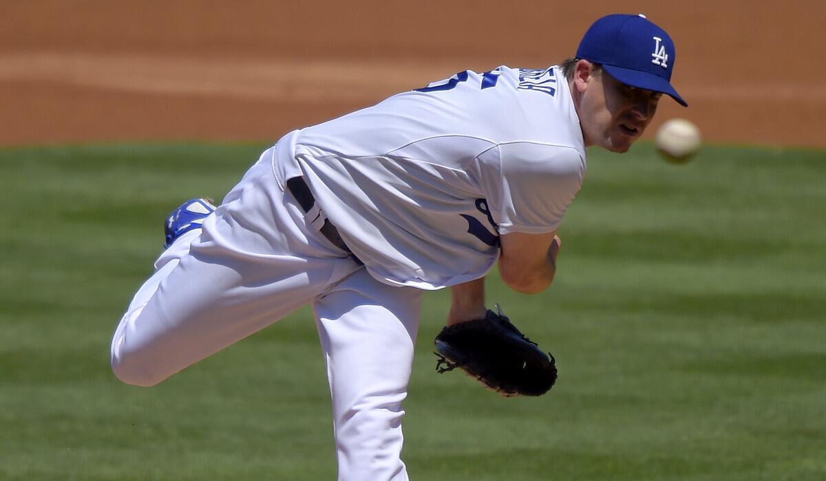 Kevin Correia, a former starter, could come out of the bullpen to pick up a spot start for the Dodgers, who are down to a four-man rotation with Hyun-Jin Ryu dealing with a sore shoulder.