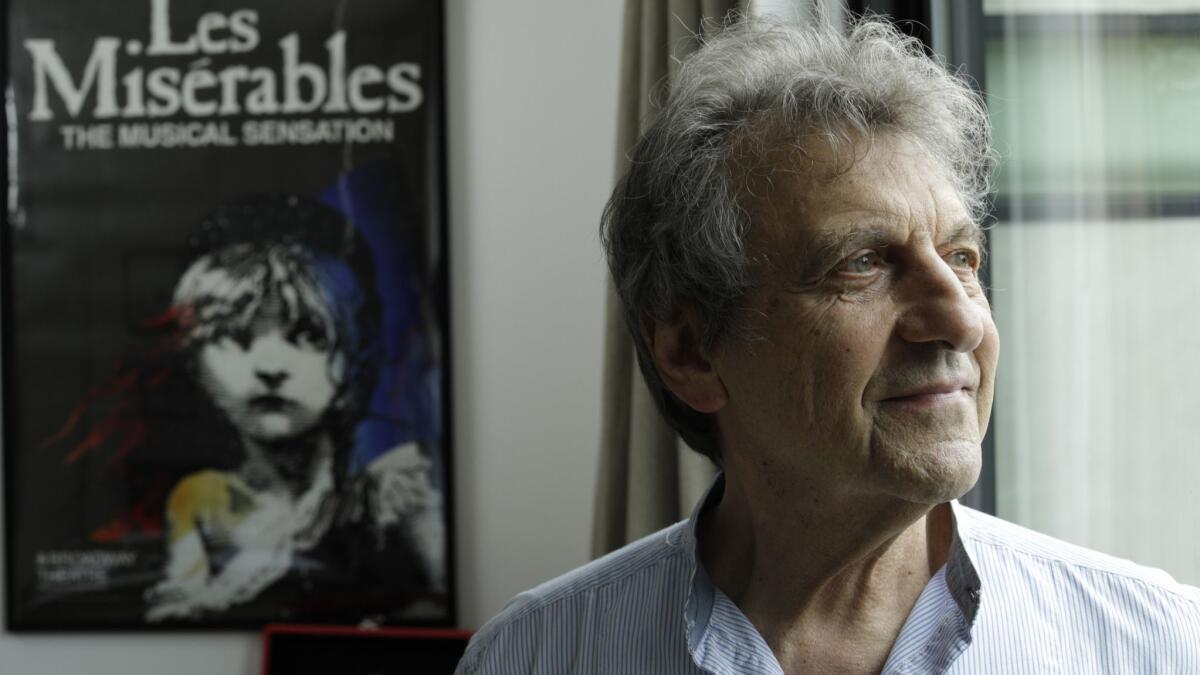 Alain Boublil is the lyricist behind the musical theater blockbusters "Les Miserables" and "Miss Saigon."