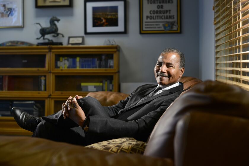 "60 Minutes" correspondent Bill Whitaker in his CBS office in New York.