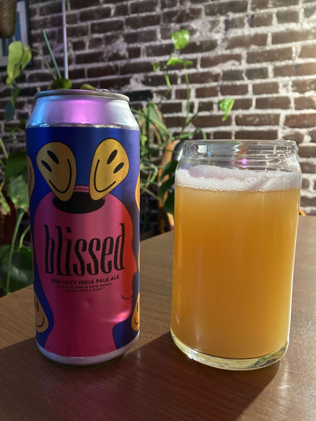 Blissed, a DDH Hazy IPA from Attitude Brewing.