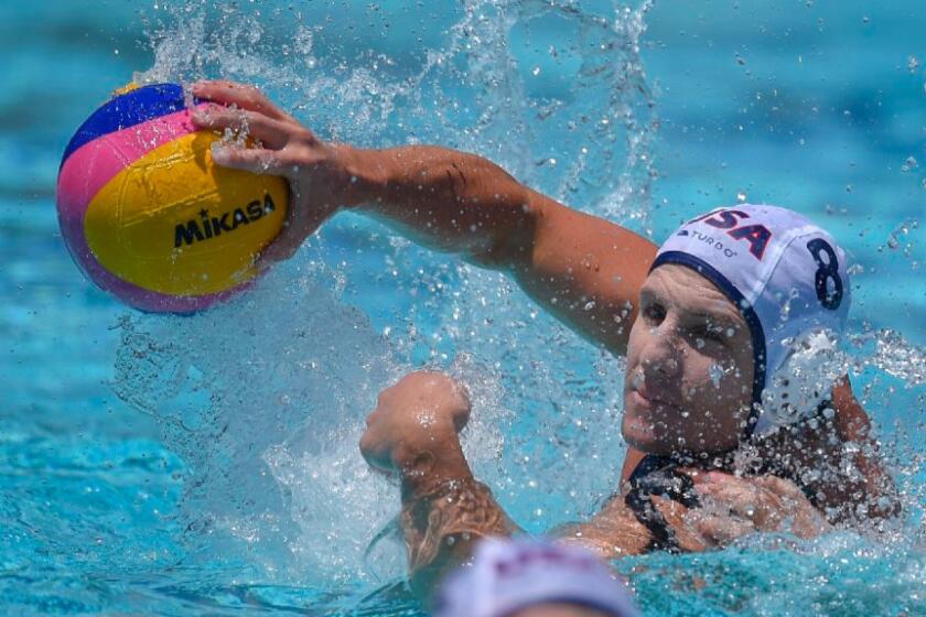 Tony Azevedo is the captain of the U.S. water polo team. He will take part in his fifth Olympic Games.