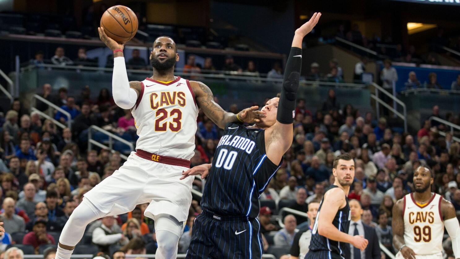 NBA roundup: Two Cavs top 40 points in OT win at Boston, LeBron James  claims record