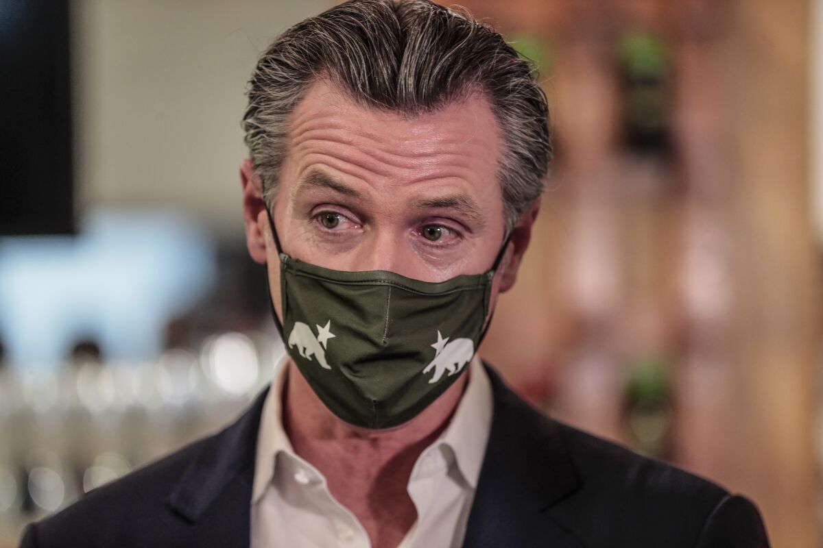 California Gov. Gavin Newsom