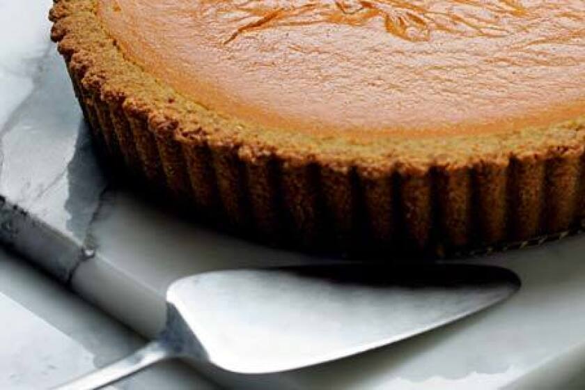 "For pumpkin pie, I've been around the block with all the different kinds of variations. And you know what? Maybe it's like when a woman starts dating. She wants a studly guy, a rich guy, but then she says to herself, 'I just want a really nice guy.' This pumpkin pie -- really nice guy."