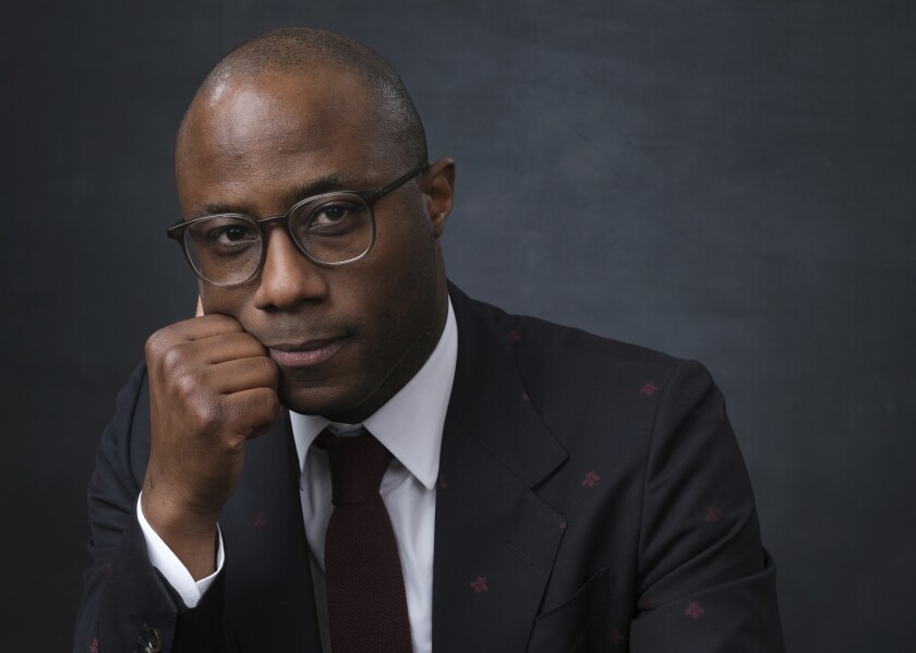 FILE - Filmmaker Barry Jenkins poses for a portrait at the 91st Academy Awards Nominees Luncheon in Beverly Hills, Calif. on Feb. 4, 2019. Jenkins' latest project, the 10-hour limited series “The Underground Railroad,” premieres Thursday on Amazon. (Photo by Chris Pizzello/Invision/AP, File)