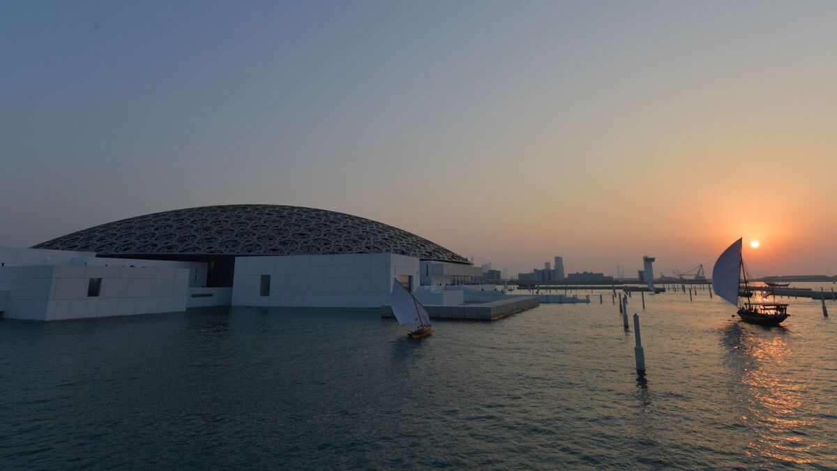 The Louvre Abu Dhabi was designed by French architect Jean Nouvel.