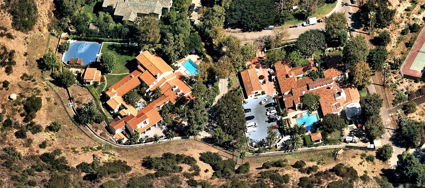Hot Property | James Cameron's two-house compound: an aerial view