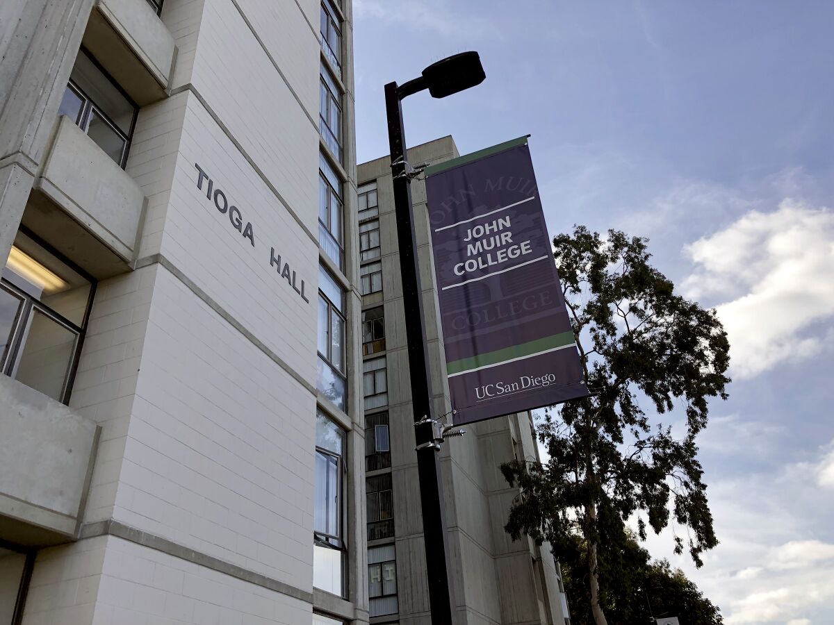 Freshman Aaron Fan fell to his death from UCSD's Tioga Hall.