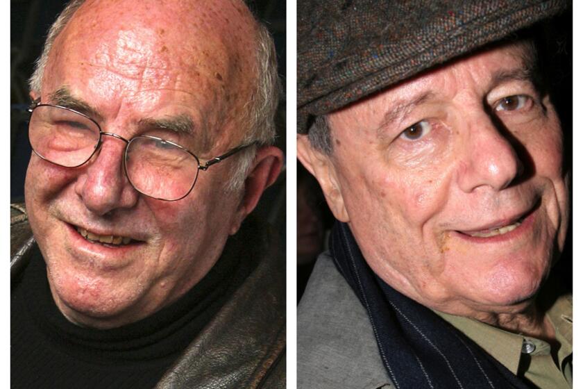 Left--Author, critic and TV presenter Clive James, March 28, 2004. Right--John Simon, Theater Critic, 2004. Credit: L-David Levenson/Getty Images / R-Bruce Glikas/FilmMagic/Getty Images